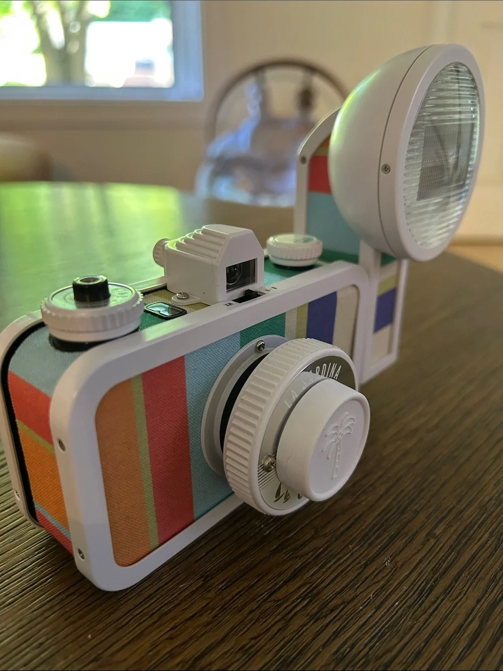 Lomography la Sardina acupulco 35mm film camera with flash included.